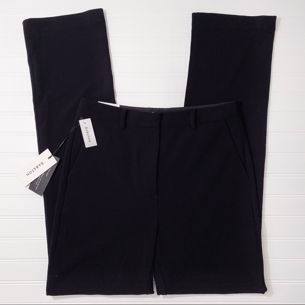 Babaton Aritzia Black Noir Gaudi Trouser Pants - Picture 2 of 11